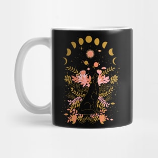 wild and strong on black background Mug